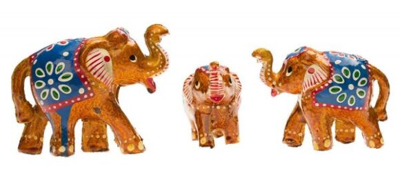 Set of 3 Elephant Showpiece for Home Decor and Gift - Image 2