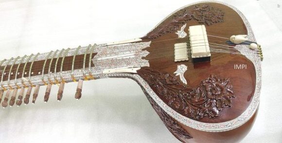 Sitar super special top quality best sounding concert playing double Tumba sitar - Image 2