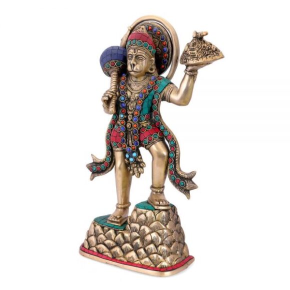 Made from quality brass metal that is solid, this decorative and beautifully embellished decorative piece accentuates and enhances the décor value of your house and office. - Image 2