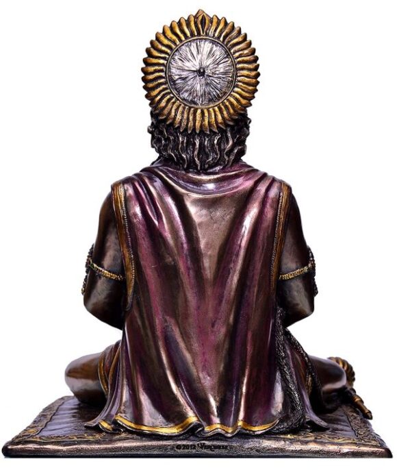 Lord Hanuman in Bonded Bronze Statue Idol Home Decor - Image 4