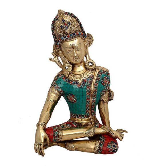Brass Murti of Lord Indra Dev| Length 10 inches | Height 14.5 inches | Vastu Remedy | FengShui