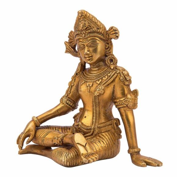 Brass Murti of Lord Indra Dev| Length 6 inches | Height 6 inches | Vastu Remedy | FengShui - Image 3