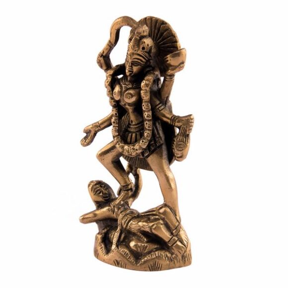 Kali Maa Sculpture | Murti | Adi Shakti Ma | Goddess Kali | Brass Idol | Murti - Image 3