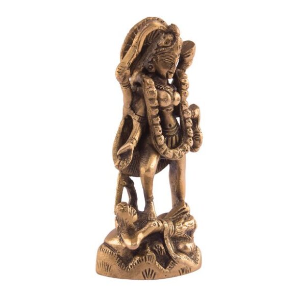 Kali Maa Sculpture | Murti | Adi Shakti Ma | Goddess Kali | Brass Idol | Murti - Image 4