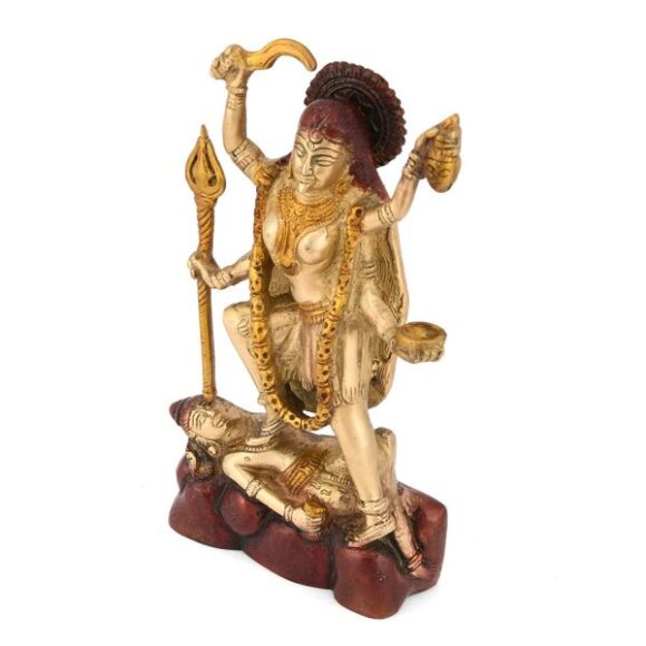 Maha Kali/Mahakali/Kalika Maa MATA Brass Statue Sculpture Idol Murti Decor Figurine Home Decor Diwali Gifts - Image 4