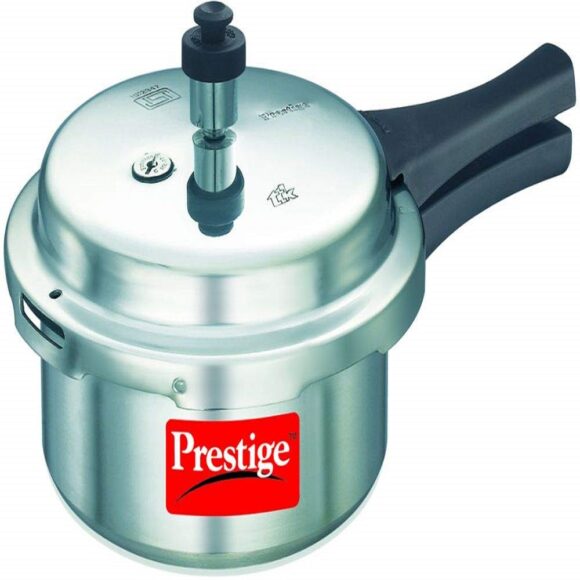 Popular Aluminium Pressure Cooker, 2 Litres, Silver