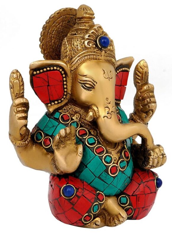 Metal Ganesha, 11 cm - Image 2
