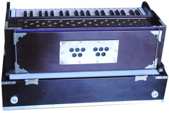 PORTABLE 2 LINE BASS MALE HARMONIUM WITH, SIZE 60 X 20 X 34 CM - Image 3