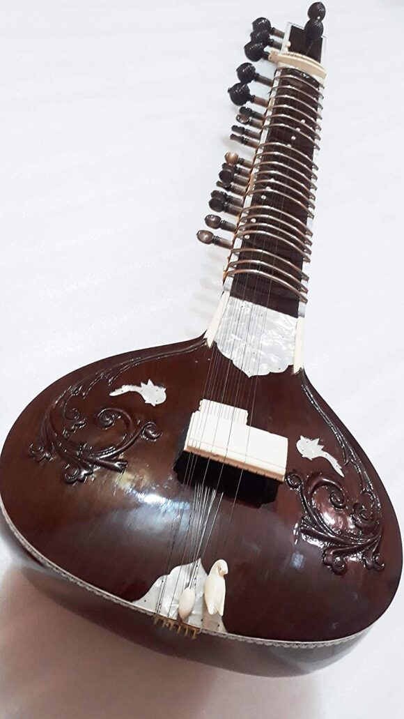 Original Toon Wood Sweet Sound Good Jawari Best Strings Sitar (Standard)