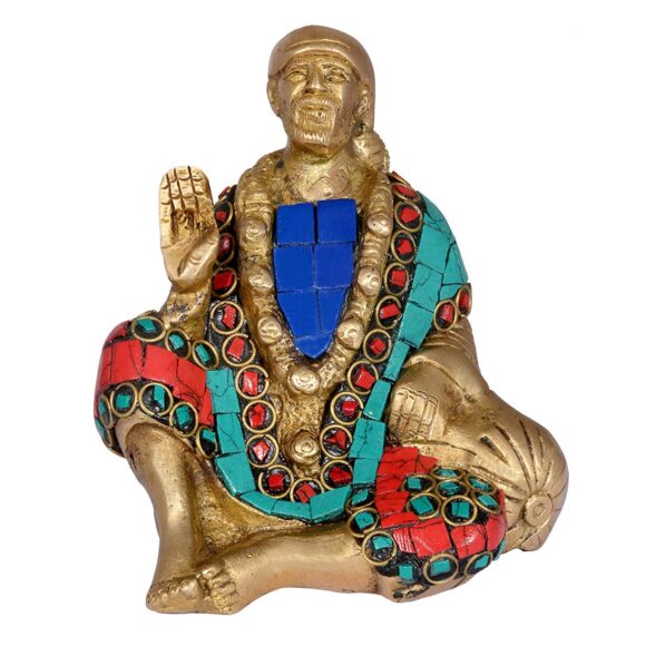 Sai Baba Statue Shirdi Sai Baba Idol Hindu Lord Brass