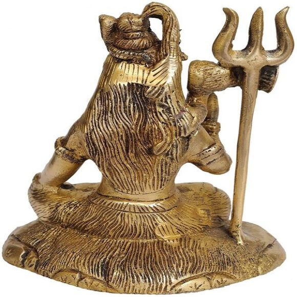 Brass Lord Shiva, Height: 6 Inch - Image 2