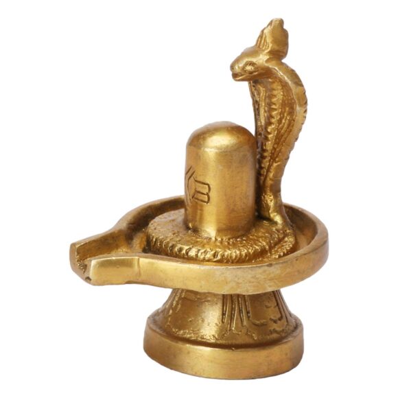 Shivling with Snake Shiv Lingam Statue Snake Idols of Shiva for Temple Puja’s Decorative Diwali Vastu Gifts