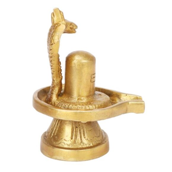 Shivling with Snake Shiv Lingam Statue Snake Idols of Shiva for Temple Puja’s Decorative Diwali Vastu Gifts - Image 3