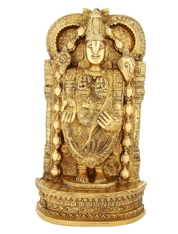 Brass Statue Balajee Venkateswara Standing Hinduism Symbol for Puja 12 Inch,Weight-4.2 kg