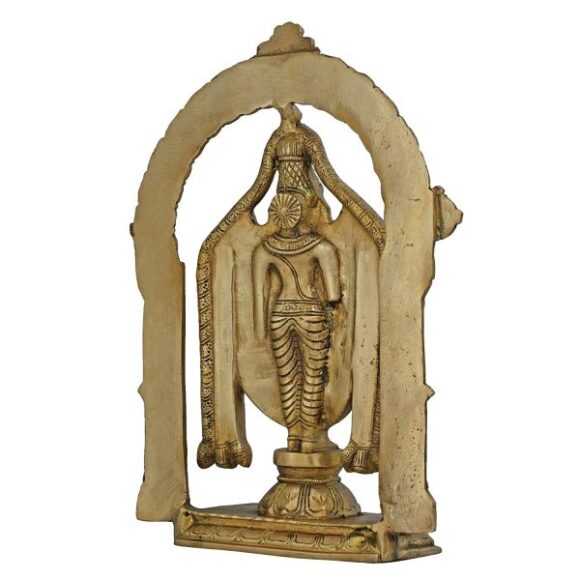 Brass Statue Balajee Hindu Idol for Puja at Home Temple Mandir 13 Inch Religious Gifts – Weight 4.32 kg - Image 5