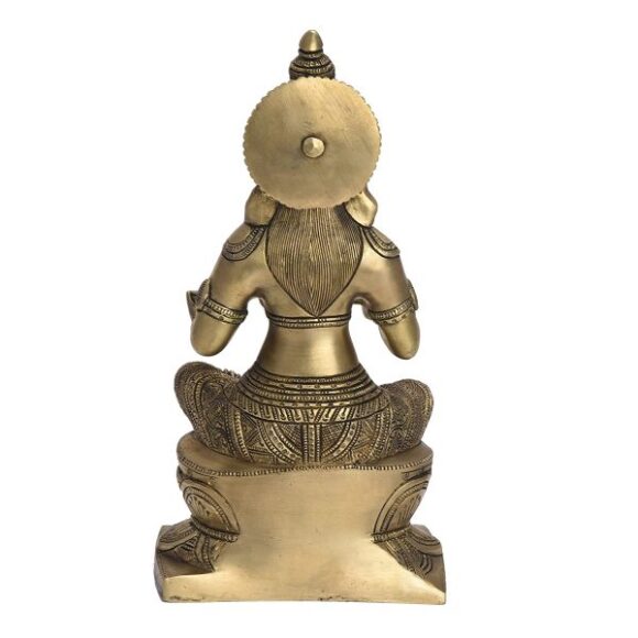 Brass Lord Annapoorna Idol, Standard, Gold - Image 4