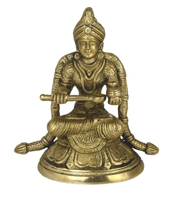 Annapurna (Goddess of Food) Brass Collectible Handicraft Art