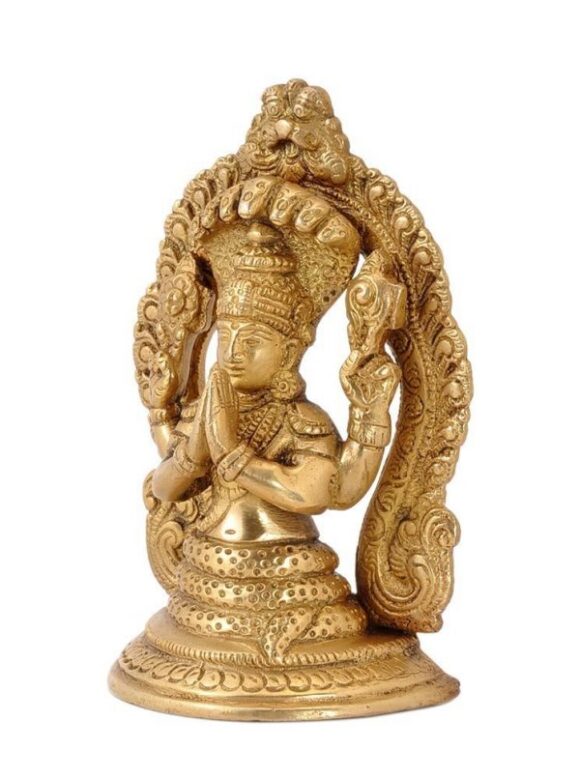 God Maharishi Patanjali Brass Statue - Image 2