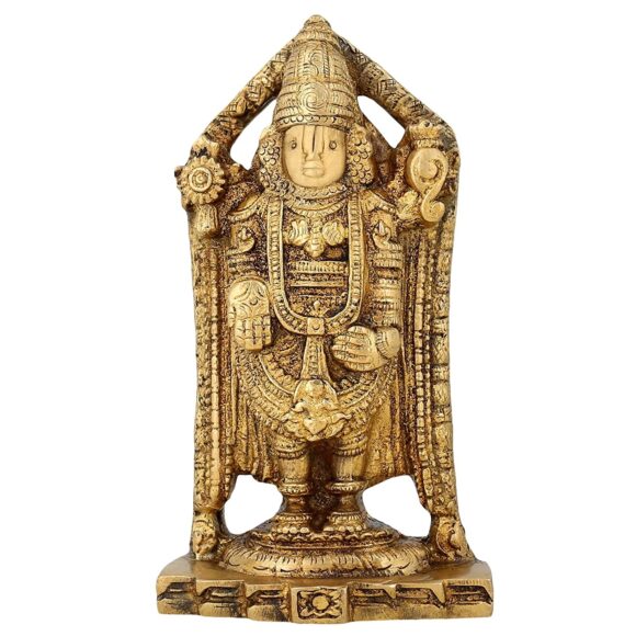 Decor Hinduism Symbol Balaji Venkateswara for Temple Puja Mandir 6.5 Inch – 1.15 kg