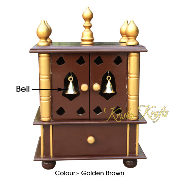 Pooja Mandir for Home /God Stand Religious Living House Decoration Handmade Temple, Original Wood home decor