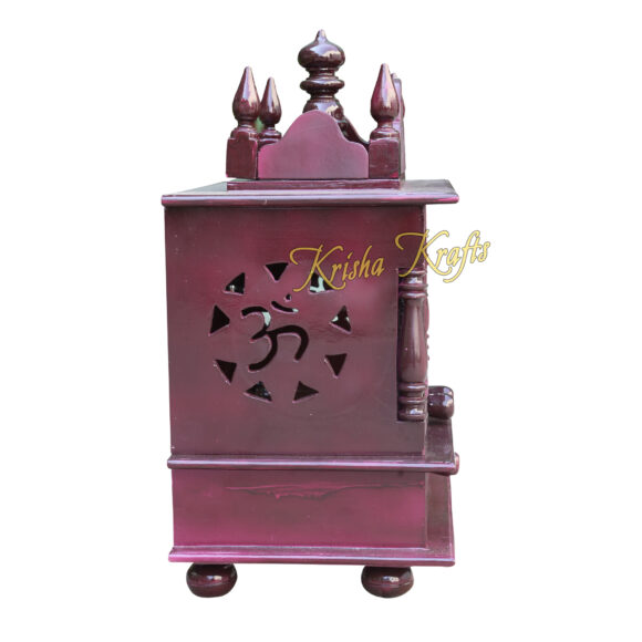 Pooja Mandir for Home /God Stand Religious Living House Decoration Handmade Temple, Original Wood home decor - Image 4