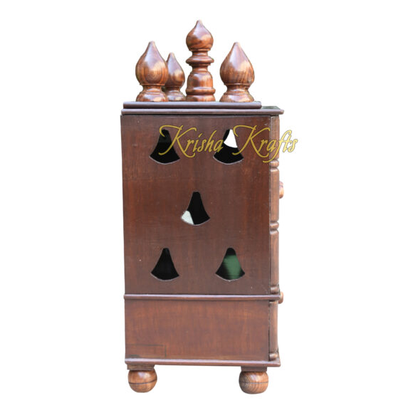 Pooja Mandir for Home /God Stand Religious Living House Decoration Handmade Temple, Original Wood home decor - Image 4