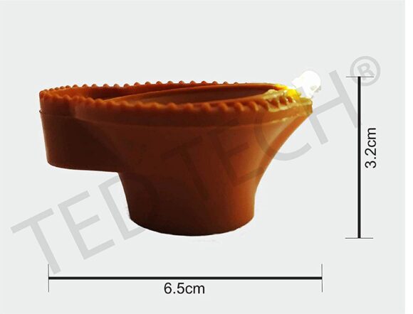 Plastic Diya for Eco-Friendly Diwali Decorations (Pack of 20) Mahogany) - Image 3