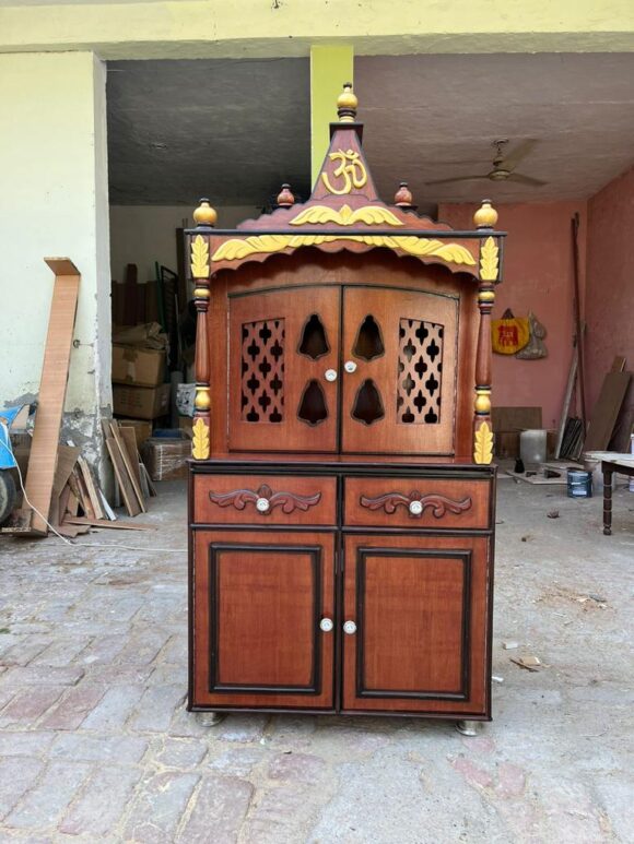mandir mandir Pooja Mandir for home /Home Temple Mandir, god stand,religious living room handmade temple, mandap, mandapam - Image 10