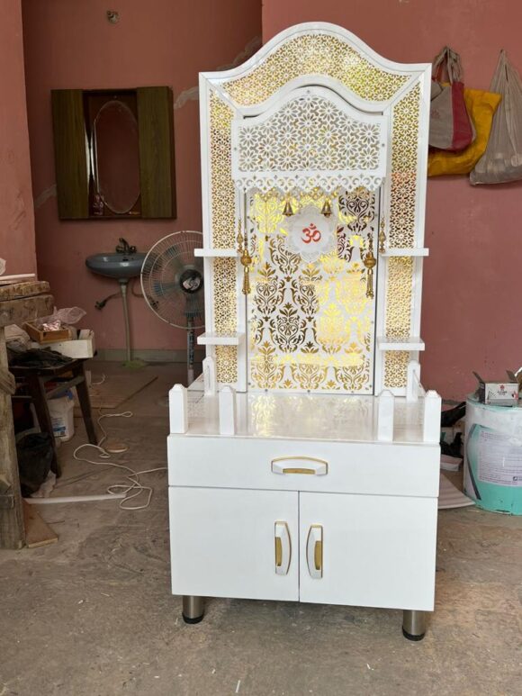 mandir Pooja Mandir for home /Home Temple Mandir, god stand,religious living room handmade temple, mandap, mandapam - Image 5