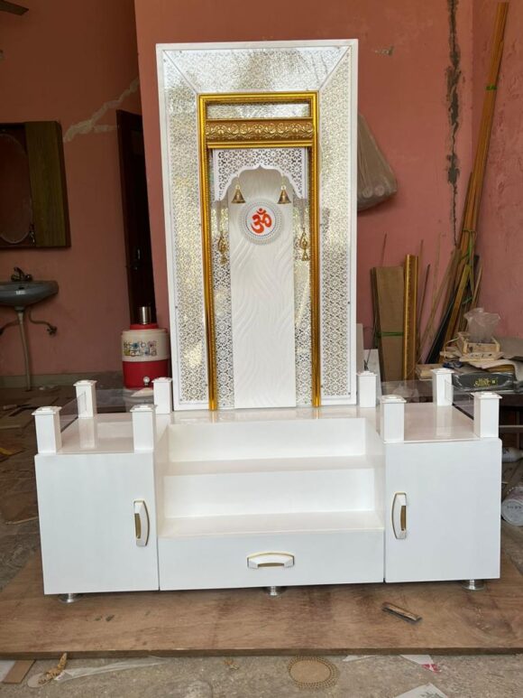 Pooja Mandir for home /Home Temple  Mandir, god stand,religious living room handmade temple, mandap, mandapam - Image 3