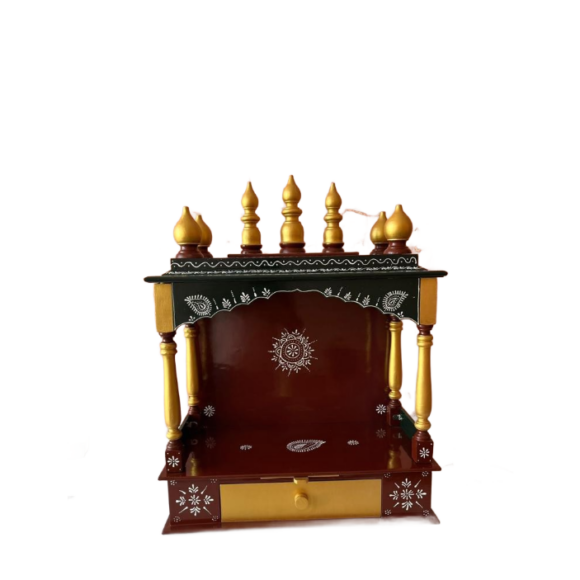Pooja Mandir for home /Home Temple  Mandir, god stand,religious living room handmade temple, mandap, mandapam - Image 7