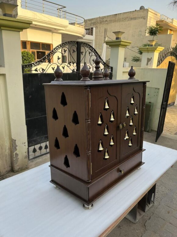 Pooja Mandir for home /Home Temple Mandir, god stand,religious living room handmade temple, mandap, mandapam - Image 2