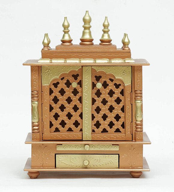 Wooden Temple/ Home Temple/ Pooja Mandir/ Pooja Mandap/ Temple for Home decor - Image 2